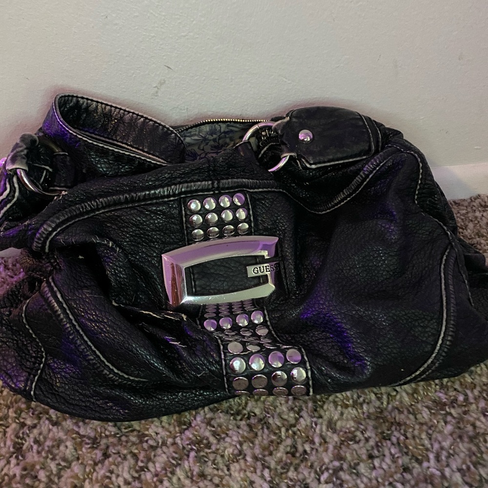 Early 2000’s leather Guess bag